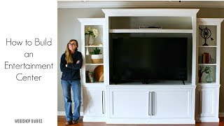 How to Build a Large DIY Entertainment Center [upl. by Celeste]