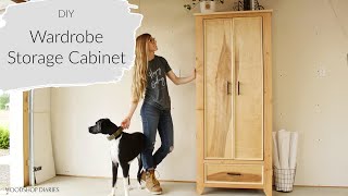 How to Build a Wardrobe Armoire CabinetUsing 2x4s and Plywood [upl. by Charbonneau]