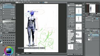 CLIP STUDIO PAINT useful features  3D drawing figures [upl. by Adrien]