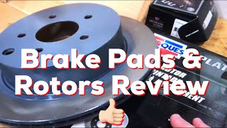 CarQuest Platinum Series Brake Pads amp Rotors Review [upl. by Llerrehs]