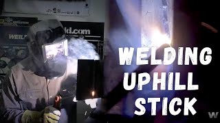 Stick Welding Uphill Techniques and Tips [upl. by Nirad]