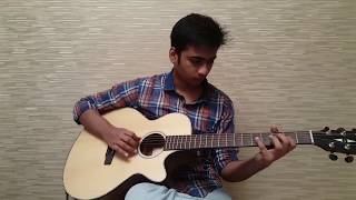 Neele Neele Ambar Par Guitar Instrumental with TABS and ORIGINAL SOLOS  Kalakaar [upl. by Kippie]