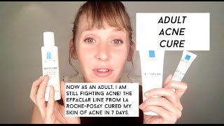 Effaclar La Roche Posay Review amp How to Use It for Adult Acne [upl. by Saihtam]