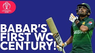 Babar Azam Completes his First World Cup Century  ICC Cricket World Cup 2019 [upl. by Dimitri872]