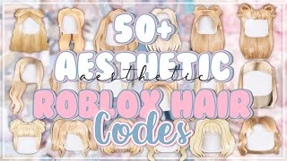 50 Aesthetic blonde hair codes  How to use  Roblox Part 1 [upl. by Gilly]