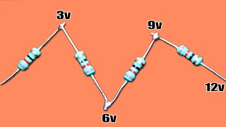 Simple Voltage Regulator Circuit With Resistor Only [upl. by Beach113]