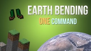 Minecraft  Earth bending in one command [upl. by Christianna571]