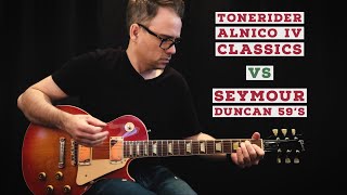 ToneRider Alnico IV Classics vs Seymour Duncan 59 Model [upl. by Aisinut]