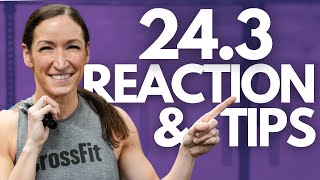 243 CrossFit Open  Workout Tips [upl. by Htinnek]