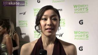 YuNa Kim interview in English in NYC October 2010 [upl. by Aldwon764]