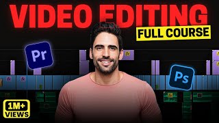 Adobe Premiere Pro Course for Beginners 5 Hours  Become a Premiere Pro Video Editor [upl. by Kingsley]