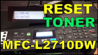 6 Simple Steps To Reset Toner For Brother MFCL2710DW  Clear Replace Toner Message DIY [upl. by Inga931]