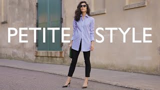 PETITE STYLE TIPS Styling Hacks 54quot amp Under  How To Dress When Youre Short [upl. by Delastre24]