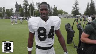 Antonio Brown Puts On A Show During Raiders Training Camp [upl. by Delahk]