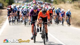 Vuelta a España 2021 Stage 6 extended highlights  Cycling on NBC Sports [upl. by Adnirolc]