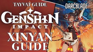 Xinyan Guide amp Builds  Genshin Impact F2P [upl. by Eladnor]