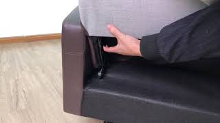 Recliner sofa disassemble video [upl. by Fleta]