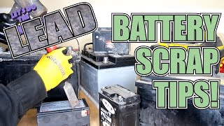 Battery Scrapping  Finding Lead  Scrap Metal For Beginners Tips and Tricks [upl. by Ykcin326]