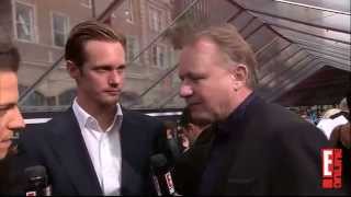 Alexander Skarsgård amp ‎Stellan Skarsgård at The Avengers Premiere 2012 [upl. by Oir]