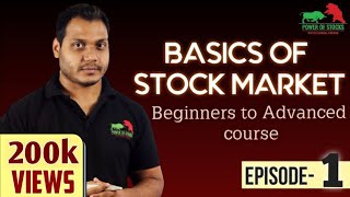 Stock Market Free Course For Beginners To Advanced Episode1 [upl. by Charil]