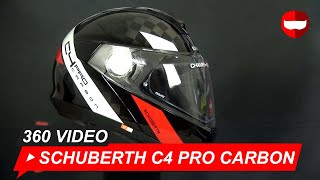 Schuberth C4 Pro Carbon Avio Red Modular Helmet  ChampionHelmetscom [upl. by Trimmer]