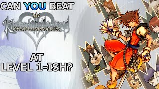 VG Myths  Can You Beat Kingdom Hearts Chain of Memories at Level 1Ish [upl. by Maxey]