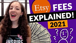 Cost of Selling Items on Etsy 2021 How Payment Works  Full Explanation with Example 💰 [upl. by Alyos547]