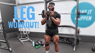 THE PERFECT LEG WORKOUT TO BUILD BIG STRONG LEGS  My Top Tips [upl. by Etterual]