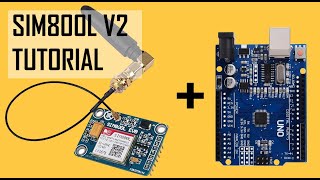 SIM800L V2 tutorial with arduino Send SMS Receive SMS Make a call [upl. by Yajnas]