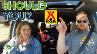 Everything You NEED to Know About KOA Kampgrounds  RV Travel [upl. by Sorac]