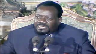 Dr Jonas Savimbi em Bissece 31051991 [upl. by Zimmermann832]