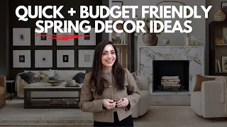 8 EASY  QUICK DECOR IDEAS FOR SPRING [upl. by Saimerej477]