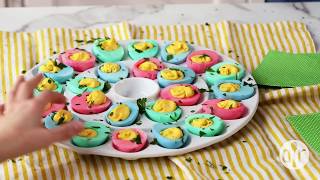 How to Make Easter Deviled Eggs  Easter Recipes  Allrecipescom [upl. by Atikahs77]