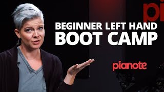 Beginners Left Hand Bootcamp Piano Lesson [upl. by Oicam]