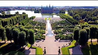 Denmark Frederiksborg Castle Drone Video [upl. by Eenal]