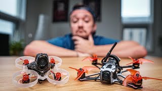 LowBudget FPV Drones that Dont Suck Mobula 6 HD  Tinyhawk 2 Freestyle Review [upl. by Yert]