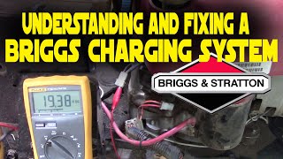 Briggs amp Stratton Dual Circuit Charging System  Diagnosis and Explanation [upl. by Vange419]