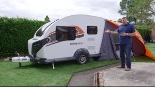 The Practical Caravan Swift Basecamp Plus review [upl. by Innob]