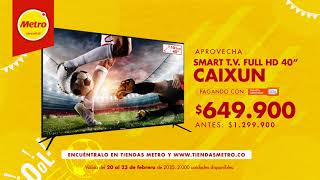 Estrena Smart TV Full HD CAIXUN 40 pulgadas con tarjeta Cencosud 649900 [upl. by Bendick]