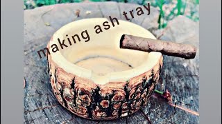 the simplest way to make wooden ashtray [upl. by Anyah380]