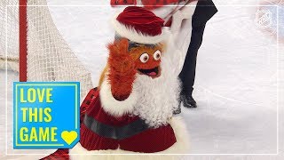 Gritty gets into the holiday spirit as Gritty Claus [upl. by Taber]