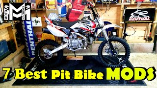 7 Best UpgradesMods For PIT BIKES [upl. by Arvind550]