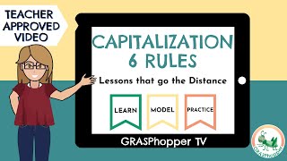 Capitalization Rules for Kids  6 Capital Letter Rules in English Teaching Video [upl. by Amer]