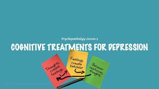 ALevel Psychology AQA Cognitive Treatments for Depression [upl. by Leora]