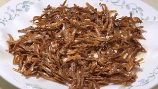 Anchovies  how to fry anchovies [upl. by Osrock]