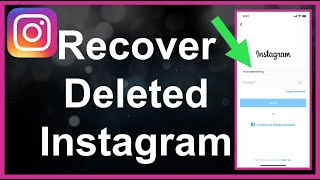 How To Recover Deleted Instagram Account [upl. by Nodnelg]