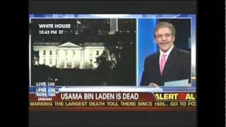 First Announcement Death of Osama Bin Laden 1040pm Fox News Geraldo Rivera Live Breaking News Dead [upl. by Gaskins72]