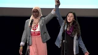 A Muslim and Jewish girls bold poetry slam [upl. by Placida192]