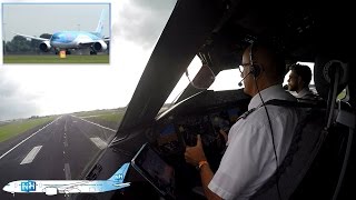 TUIfly Boeing 787 Dreamliner COCKPIT VIEW from Amsterdam to Palma [upl. by Feola]