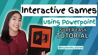 INTERACTIVE GAMES USING POWERPOINT  EASY TUTORIAL [upl. by Einreb]